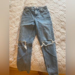 top shop high rise mom jeans!